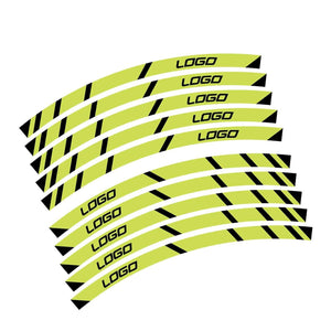 For Honda VTR1000 Logo 17'' Rim Wheel Stickers MM01B Rim Edge Tapes.