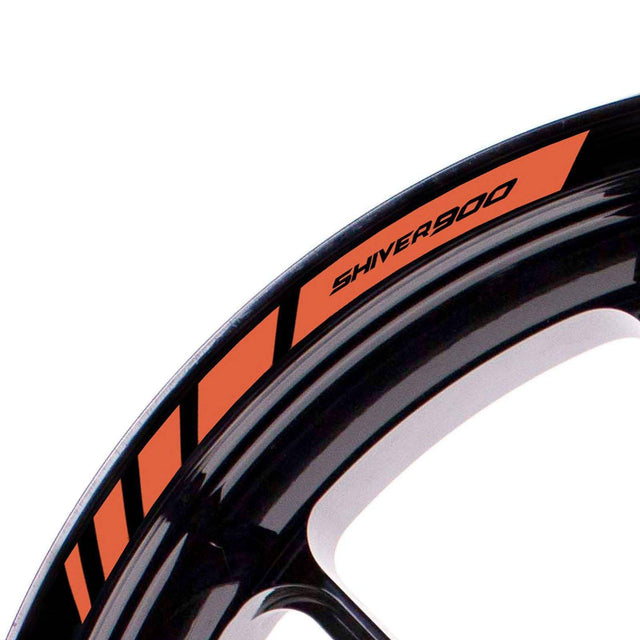 For Aprilia Shiver 900 Logo 17 inch Rim Wheel Stickers MM01B Rim Edge Tapes.