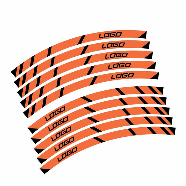 For Aprilia Shiver 900 Logo 17 inch Rim Wheel Stickers MM01B Rim Edge Tapes.