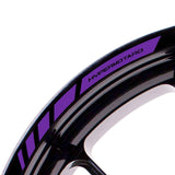 For Ducati Hypermotard Logo 17 inch Rim Wheel Stickers MM01B Rim Edge Tapes.