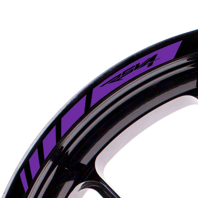 For Aprilia RSV4 Logo 17 inch Rim Wheel Stickers MM01B Rim Edge Tapes.