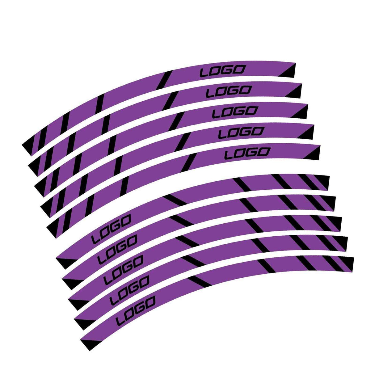 For Yamaha YZF R1 Logo 17 inch Rim Wheel Stickers MM01B Rim Edge Tapes.