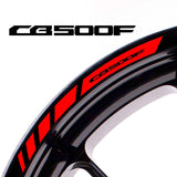 For Honda CB500F Logo 17 inch Rim Wheel Stickers MM01B Rim Edge Tapes.