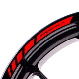 For Ducati Hypermotard 950 Logo 17 inch Rim Wheel Stickers MM01B Rim Edge Tapes.