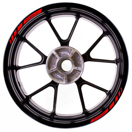 For Ducati Panigale Logo 17 inch Rim Wheel Stickers MM01B Rim Edge Tapes.