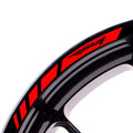 For Aprilia RSV4 Logo 17 inch Rim Wheel Stickers MM01B Rim Edge Tapes.