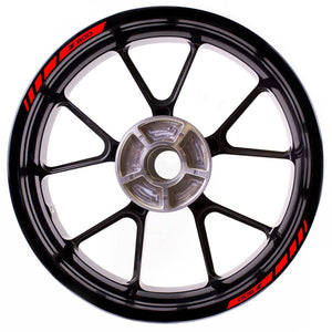 For Kawasaki Z800 Logo 17'' Rim Wheel Stickers MM01B Rim Edge Tapes.
