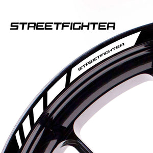 For Ducati StreetFigher Logo 17'' Rim Wheel Stickers MM01B Rim Edge Tapes.