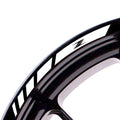 For Kawasaki Z Logo 17 inch Rim Wheel Stickers MM01B Rim Edge Tapes.