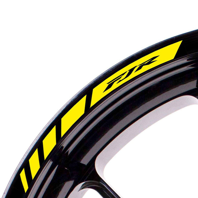 For Yamaha FJR Logo 17 inch Rim Wheel Stickers MM01B Rim Edge Tapes.