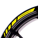 For Ducati Hypermotard 950 Logo 17 inch Rim Wheel Stickers MM01B Rim Edge Tapes.