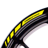 For Ducati Scrambler 1100 Logo 17 inch Rim Wheel Stickers MM01B Rim Edge Tapes.