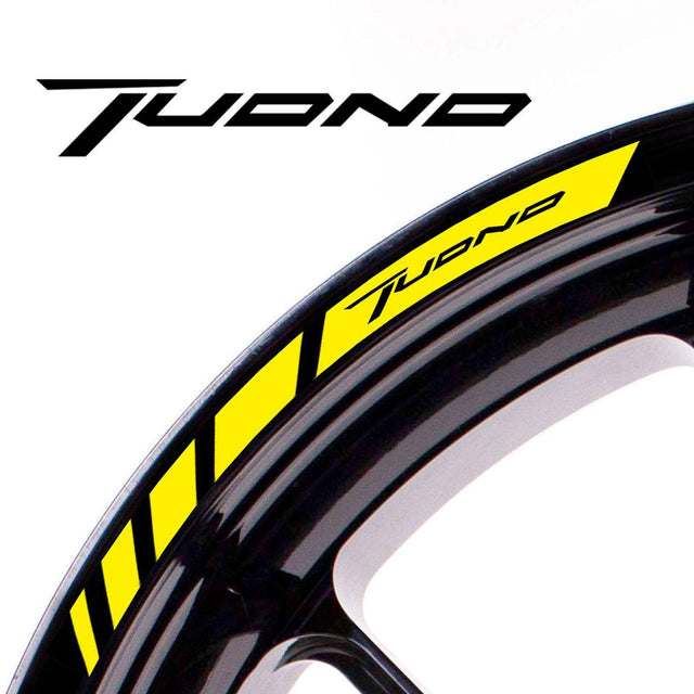 For Aprilia Tuono Logo 17 inch Rim Wheel Stickers MM01B Rim Edge Tapes.