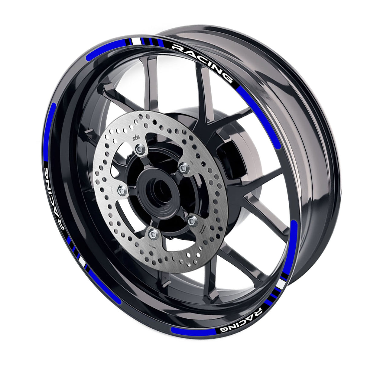 StickerBao Blue P01B Stripe Standard Edge Rim Sticker Universal Motorcycle 17 inch Wheel Stripe Decal For Triumph