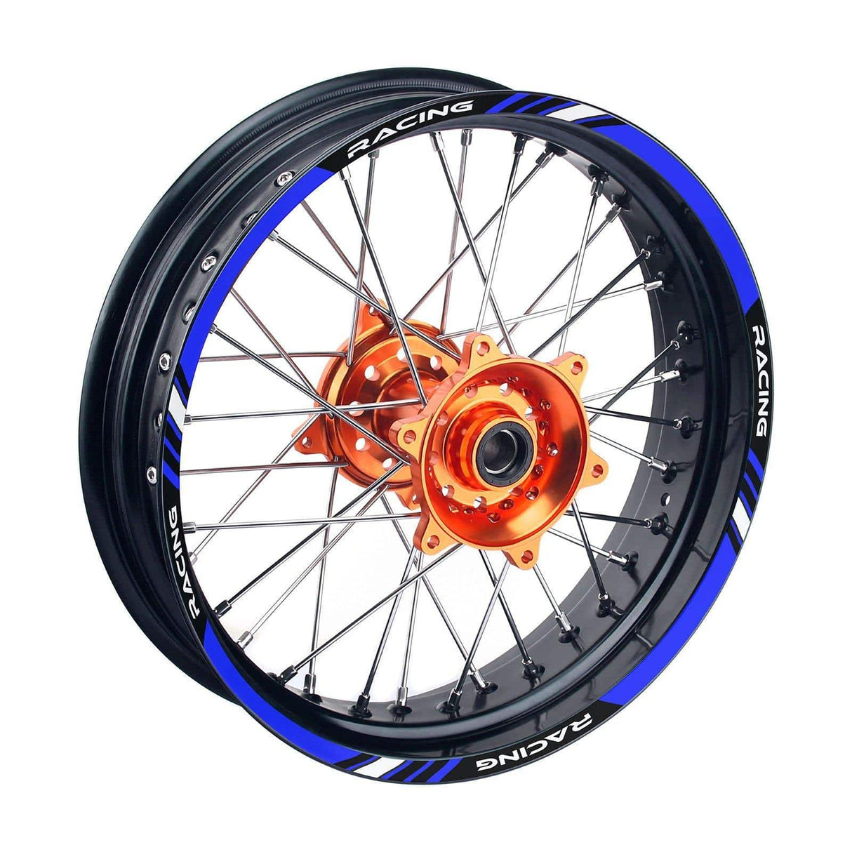 21 inch 18 inchRim Wheel Stickers P01B STRIPE 01 Dirt Bike Rim Edge Stripes | For Suzuki DR-Z400 DRZ400SM.