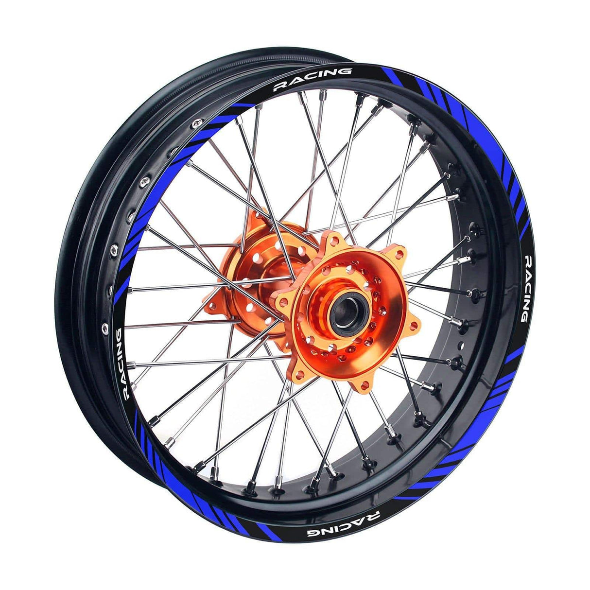 21 inch 18 inchRim Wheel Stickers P02B STRIPE 02 Dirt Bike Rim Edge Stripes | For Suzuki DR200S DR-Z 250.