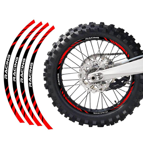 21 inch 19 inchRim Wheel Stickers P02B STRIPE 02 Dirt Bike Rim Edge Stripes | For Suzuki RM125 RM250.