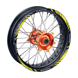 21/18'' Rim Wheel Stickers P02B STRIPE 02 Dirt Bike Rim Edge Stripes | For Suzuki DR200S DR-Z 250.