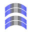 StickerBao Blue P03B Stripe Standard Edge Rim Sticker Universal Motorcycle 17 inch Wheel Stripe Decal For Triumph