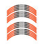 StickerBao Orange P03B Stripe Standard Edge Rim Sticker Universal Motorcycle 17 inch Wheel Stripe Decal For Triumph