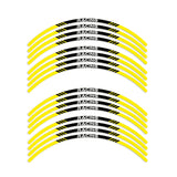 StickerBao Yellow 17 inch P03B Stripe Standard Edge Rim Sticker Universal Motorcycle Wheel Stripe Decal For Honda