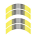 StickerBao Yellow Universal 17 inch Motorcycle P03B Stripe Standard Edge Rim Sticker Check Rim Wheel Decal For For MV Agusta