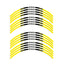 StickerBao Yellow P03B Stripe Standard Edge Rim Sticker Universal Motorcycle 17 inch Wheel Stripe Decal For Triumph