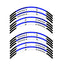 StickerBao Blue P04B Stripe Standard Edge Rim Sticker Universal Motorcycle 17 inch Wheel Stripe Decal For Yamaha