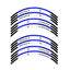 StickerBao Blue Universal 17 inch Motorcycle P04B Stripe Standard Edge Rim Sticker Check Rim Wheel Decal For For MV Agusta
