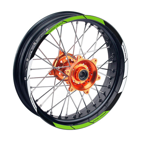 21 inch 18 inchRim Wheel Stickers P04B STRIPE 04 Dirt Bike Rim Edge Stripes | For Kawasaki KLX 400 450.