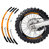 21 inch 18 inchRim Wheel Stickers P04B STRIPE 04 Dirt Bike Rim Edge Stripes | For Kawasaki KLX 400 450.