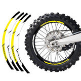 21 inch 19 inchRim Wheel Stickers P04B STRIPE 04 Dirt Bike Rim Edge Stripes | For Kawasaki KX450F KX500.