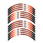 StickerBao Orange P05B Stripe Standard Edge Rim Sticker Universal Motorcycle 17 inch Wheel Stripe Decal For Suzuki