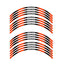 StickerBao Orange 17 inch R01B Rush Standard Edge Rim Sticker Universal Motorcycle Wheel Stripe Decal For Kawasaki