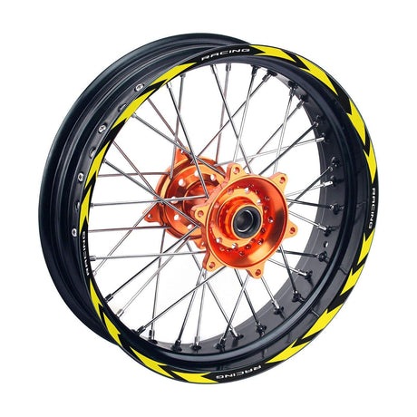 21 inch 19 inchRim Wheel Stickers R01B RAZ 01 Dirt Bike Rim Edge Stripes | For Kawasaki KX250F KX450.