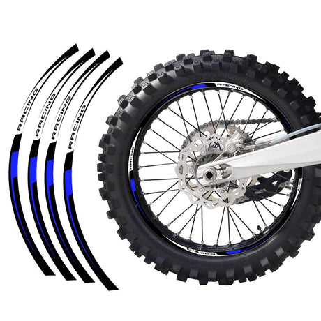 21 inch 18 inchRim Wheel Stickers R02B RAZ Dirt Bike Rim Edge Stripes | For Honda XR250R XR400R XR600R.