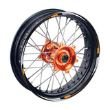 21 inch 19 inchRim Wheel Stickers R02B RAZ Dirt Bike Rim Edge Stripes | For Kawasaki KLX450 KX125 KX250.
