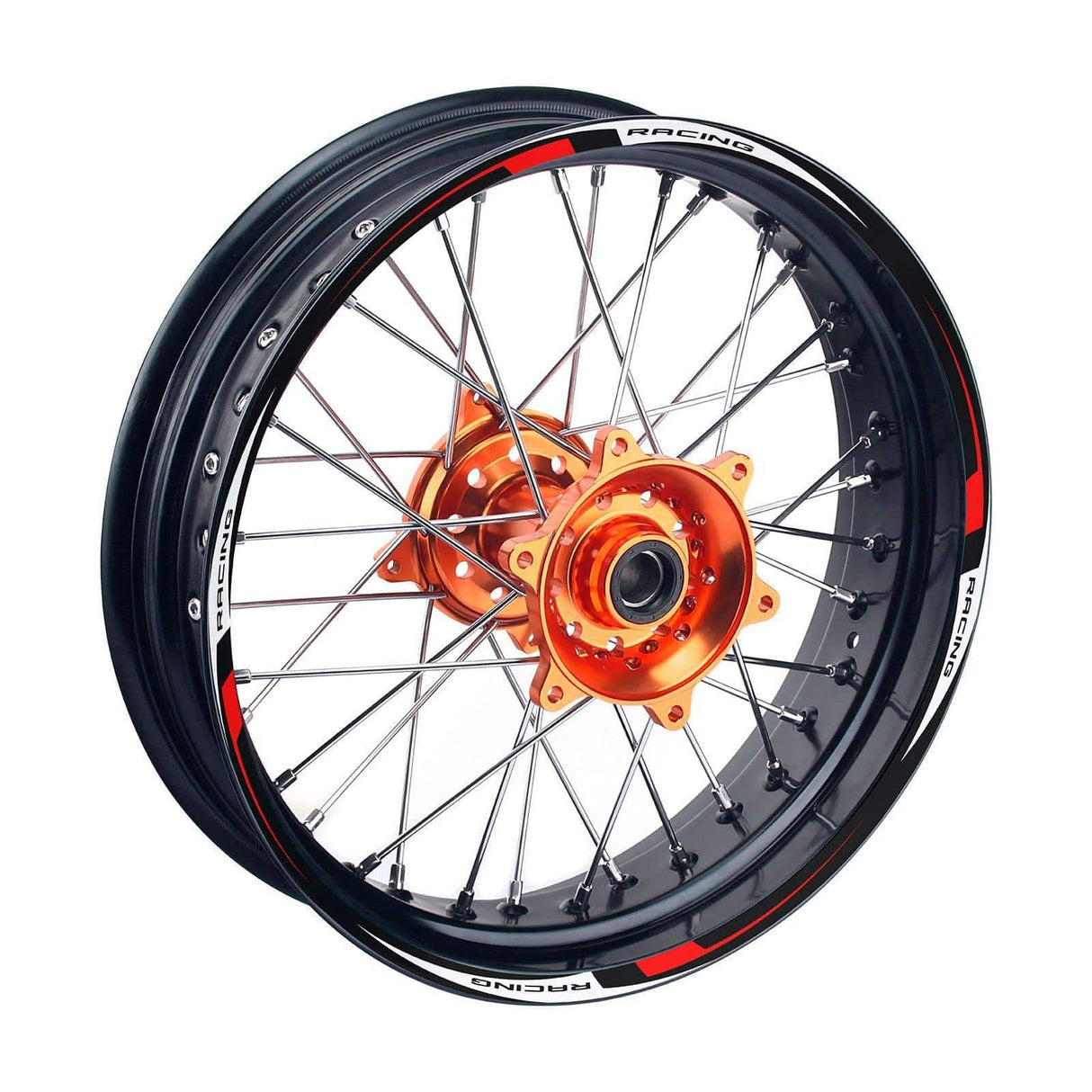 21 inch 18 inchRim Wheel Stickers R02B RAZ Dirt Bike Rim Edge Stripes | For Honda XR250R XR400R XR600R.