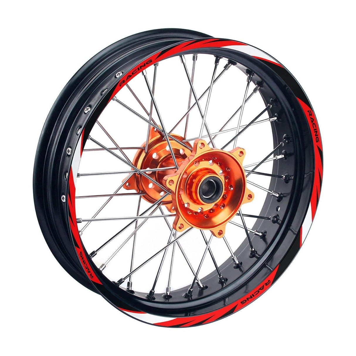 21 inch 18 inchRim Wheel Stickers R03B RAZ Dirt Bike Rim Edge Stripes | For Honda CRF450RX CRF450X SL230.