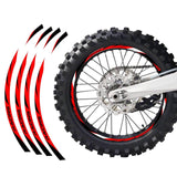 21 inch 19 inchRim Wheel Stickers R03B RAZ Dirt Bike Rim Edge Stripes | For Honda CR250 CR125 CR125R.