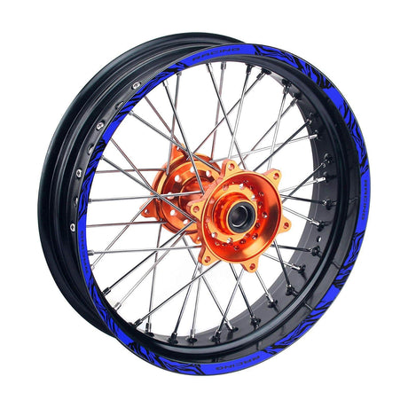 21 inch 19 inchRim Wheel Stickers W01B Wild Dirt Bike Rim Edge Stripes | For Honda CRF 250R CR500.