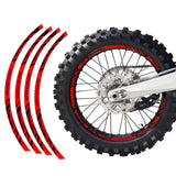 21 inch 19 inchRim Wheel Stickers W01B Wild Dirt Bike Rim Edge Stripes | For Honda CRF 250R CR500.