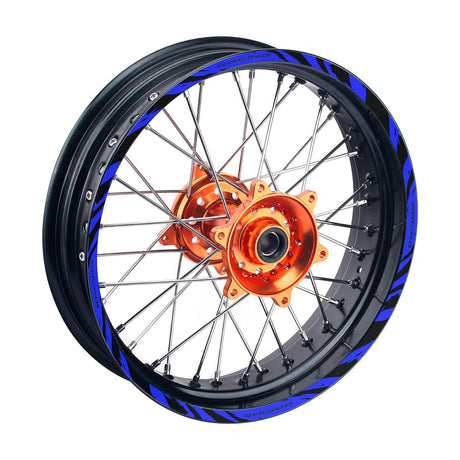 21 inch 19 inchRim Wheel Stickers W02B Wild Dirt Bike Rim Edge Stripes | For Honda CRF450RL CRF450R.