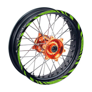 21/18'' Rim Wheel Stickers Wild W02B Dirt Bike Rim Edge Stripes | For Honda CRF1000L CRF250F CRF250L.