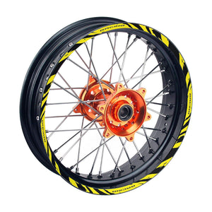 21/19'' Rim Wheel Stickers W02B Wild Dirt Bike Rim Edge Stripes | For Honda CRF450RL CRF450R.