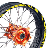 21 inch 18 inchRim Wheel Stickers Wild W02B Dirt Bike Rim Edge Stripes | For Honda CRF1000L CRF250F CRF250L.