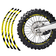 Load image into Gallery viewer, 21/19&#39;&#39; Rim Wheel Stickers W02B Wild Dirt Bike Rim Edge Stripes | For Honda CRF450RL CRF450R.

