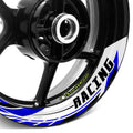 StickerBao Blue J01W Advanced 2-Piece Rim Sticker Universal Motorcycle 17 inch Rim Wheel Decal For Yamaha