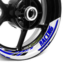 StickerBao Blue Universal 17 inch Motorcycle J03W Advanced 2-Piece Rim Sticker Rim Wheel Decal  For Ducati