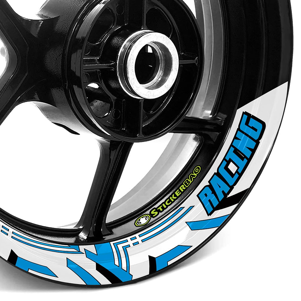 StickerBao Aqua J04W Advanced 2-Piece Rim Sticker Universal Motorcycle 17 inch Inner Edge Wheel Decal For Aprilia